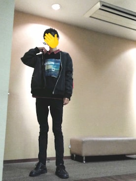 「SPINNS（スピンズ）のアイテム（ブルゾン）」を使った、Y&Kさん（メンズ・178cm）の秋コーディネート