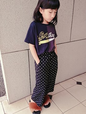 みぃさん(キッズ・130cm)の秋コーディネート