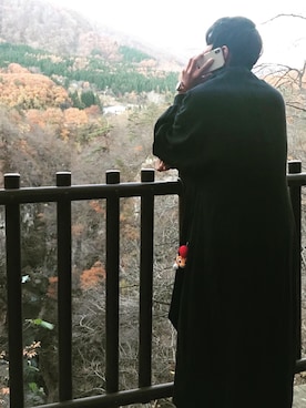 「417 EDIFICE（フォーワンセブンエディフィス）のアイテム（セットアップ）」を使った、さくらさん（メンズ・176cm）の秋コーディネート