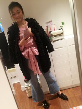 「MOUSSY（マウジー）のアイテム（ノーカラージャケット）」を使った、Hana_tyouさん（レディース・168cm）の春コーディネート