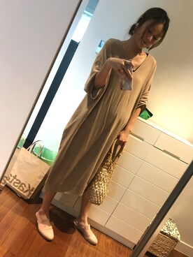 Hana_tyouさんの「コクーンサックドレス」を使ったコーディネート