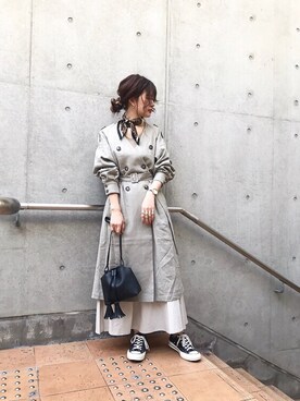 「URBAN RESEARCH（アーバンリサーチ）のアイテム（財布/小物）」を使った、mayu okumuraさん（レディース・163cm）の春コーディネート