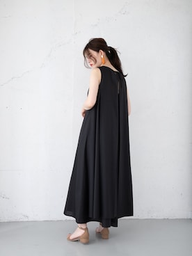 「アイテム（イヤリング）」を使った、mayu okumuraさん（レディース・164cm・20代）の夏コーディネート