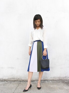 「ottilie（オティーリエ）のアイテム」を使った、ottilieさん（レディース・170cm）の春コーディネート