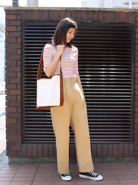 「ottilie（オティーリエ）のアイテム」を使った、ottilieさん（レディース・165cm）の春コーディネート