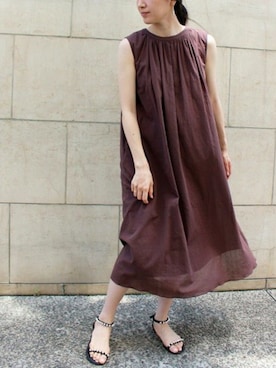 「ottilie（オティーリエ）のアイテム」を使った、ottilieさん（レディース・165cm）の夏コーディネート