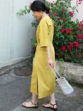 「ottilie（オティーリエ）のアイテム」を使った、ottilieさん（レディース・167cm）の夏コーディネート