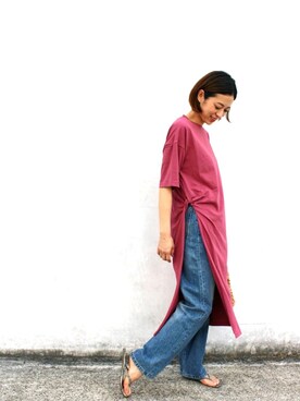 「ottilie（オティーリエ）のアイテム」を使った、ottilieさん（レディース・168cm）の夏コーディネート