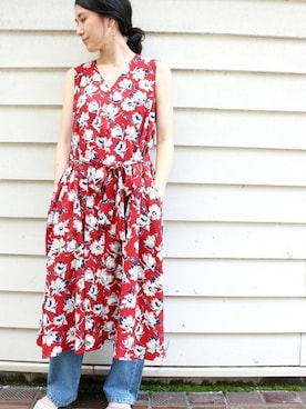 「ottilie（オティーリエ）のアイテム」を使った、ottilieさん（レディース・167cm）の夏コーディネート