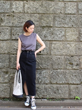 「ottilie（オティーリエ）のアイテム」を使った、ottilieさん（レディース・165cm）の夏コーディネート