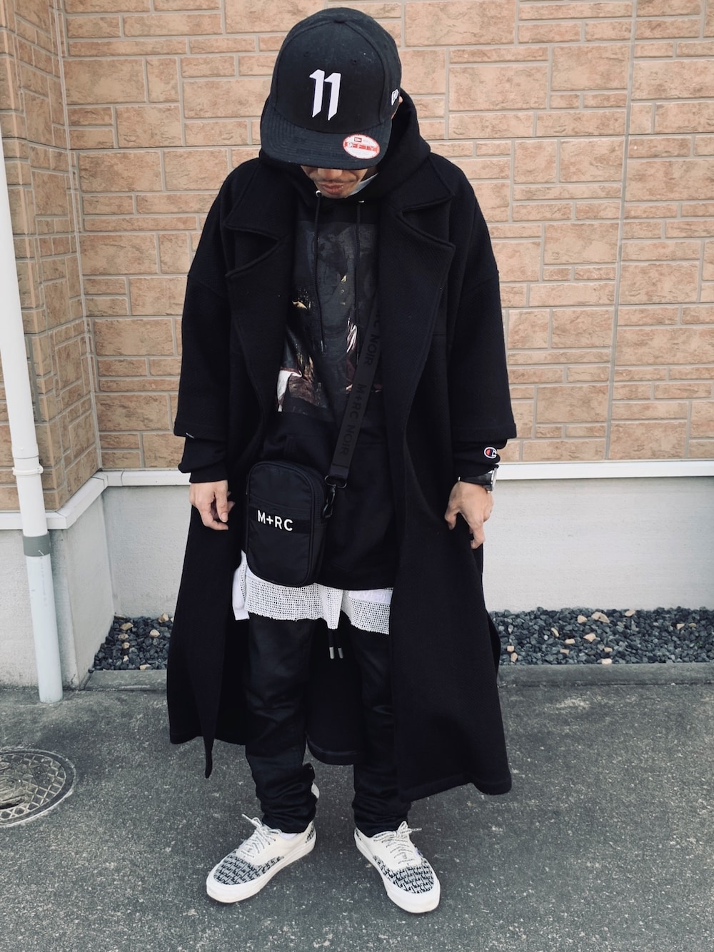 PYREX VISION パイレックスヴィジョン パーカー ブラック PYREX VISIONのパーカーを使った人気ファッションコーディネート - WEAR