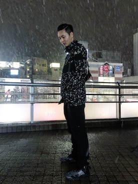 「アイテム（その他アウター）」を使った、shoooooriさん（メンズ・176cm・20代）の冬コーディネート