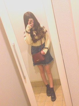 「stradivarius（ストラディバリウス）のアイテム（ローファー）」を使った、Ａｙａｋａ🌼🕊さん（レディース・148cm）の秋コーディネート