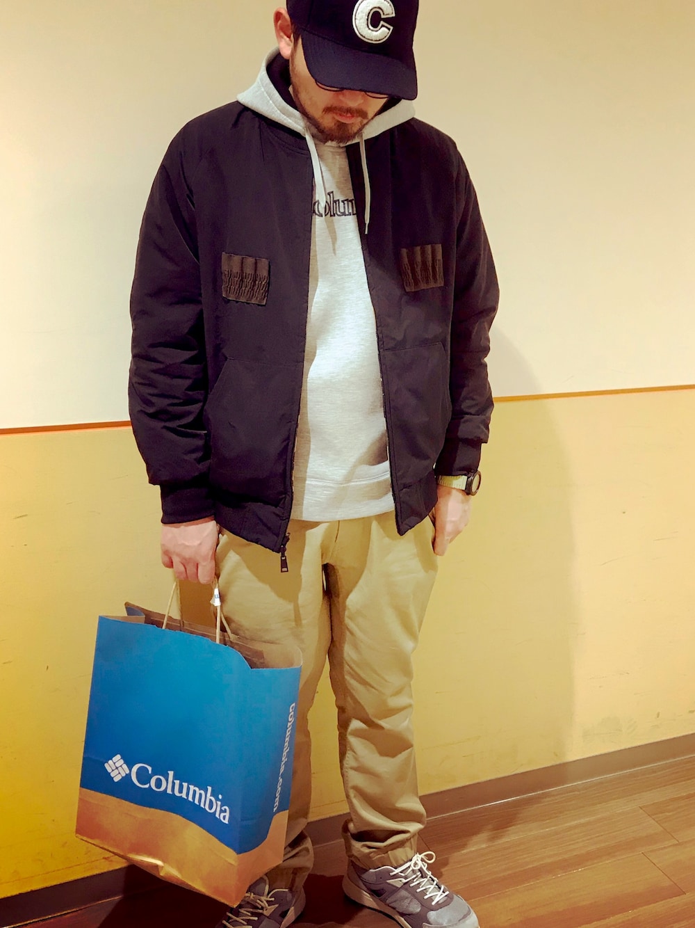 「コロンビア」｜「Columbiaの【Columbia BlackLabel】ドナルドヒルジャケット（ブルゾン、ブラック系）」を使った、コロンビアンDAASAさん（メンズ・177cm）の秋コーディネートの1枚目の写真