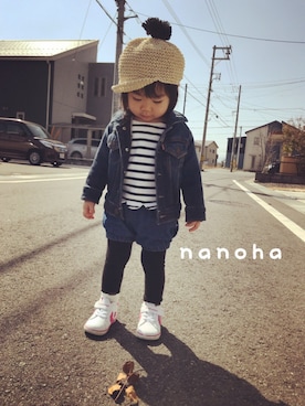 ☺︎nanoha☺︎さん（キッズ・80cm）の春コーディネート