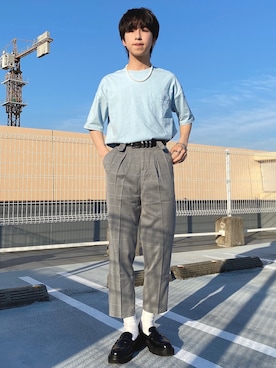 「韓国コーデ」｜「アイテム（雑貨/ホビー）」を使った、ゆーひさん（メンズ・164cm）の春コーディネート