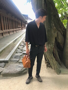 「Guess（ゲス）のアイテム（腕時計）」を使った、daisuke.さん（メンズ・176cm）の夏コーディネート