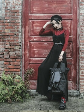 「Oribagu（オリバグ）のアイテム」を使った、ORIBAGU－折り紙バッグ－さん（レディース・165cm）の春コーディネート