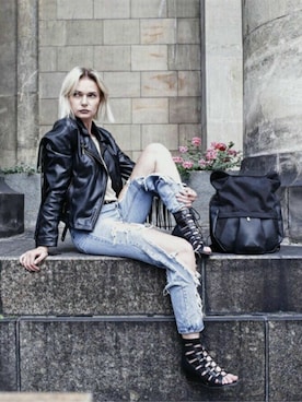 ORIBAGU－折り紙バッグ－さん（レディース・165cm）の夏コーディネート