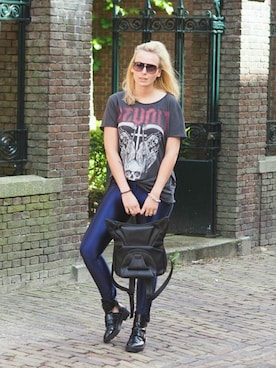 「Oribagu（オリバグ）のアイテム」を使った、ORIBAGU－折り紙バッグ－さん（レディース・165cm）の夏コーディネート