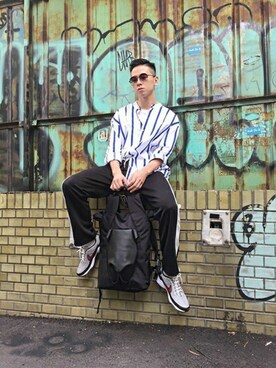 ORIBAGU－折り紙バッグ－さん（メンズ・175cm）の夏コーディネート