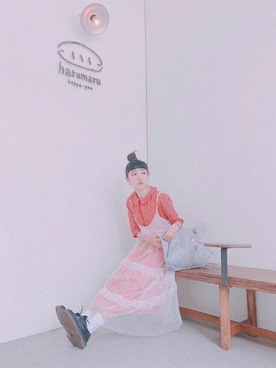 「Oribagu（オリバグ）のアイテム」を使った、ORIBAGU－折り紙バッグ－さん（レディース・160cm）の夏コーディネート