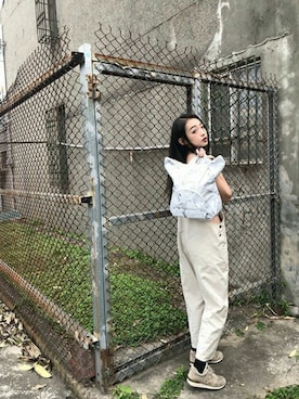 「Oribagu（オリバグ）のアイテム」を使った、ORIBAGU－折り紙バッグ－さん（レディース・165cm）の夏コーディネート