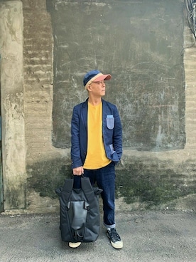 ORIBAGU－折り紙バッグ－さん（メンズ・165cm）の秋コーディネート