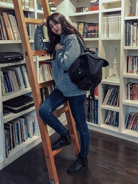 ORIBAGU－折り紙バッグ－さん（レディース・165cm）の秋コーディネート