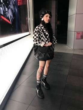 「Oribagu（オリバグ）のアイテム」を使った、ORIBAGU－折り紙バッグ－さん（レディース・165cm）の冬コーディネート