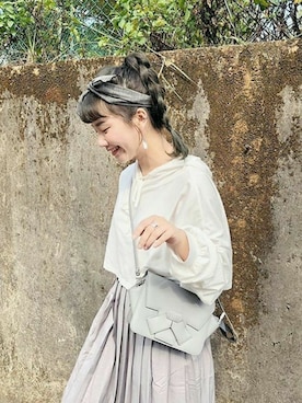 「Oribagu（オリバグ）のアイテム」を使った、ORIBAGU－折り紙バッグ－さん（レディース・160cm）の春コーディネート