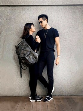 「Oribagu（オリバグ）のアイテム」を使った、ORIBAGU－折り紙バッグ－さん（メンズ・175cm）の春コーディネート