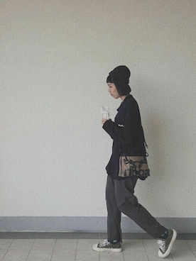 「シンプルおしゃれが好き」｜ORIBAGU－折り紙バッグ－さん（レディース・160cm）の秋コーディネート