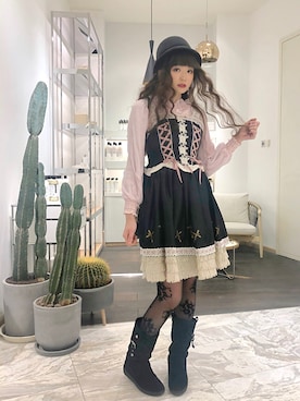 「BABY, THE STARS SHINE BRIGHT」｜「アイテム（ワンピース/ドレス）」を使った、kaosamattさん（レディース・170cm）の夏コーディネート