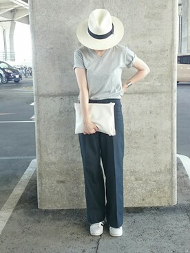 「パックT」｜itsuさん（レディース・167cm）の夏コーディネート