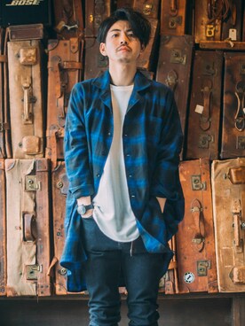 「BEATJIVE（ビートジャイブ）のアイテム」を使った、＊BEATJIVE公式＊さん（メンズ・176cm）の冬コーディネート