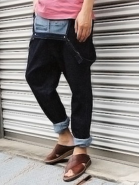 「アイテム（オールインワン・サロペット）」を使った、＊BEATJIVE公式＊さん（メンズ・175cm）の夏コーディネート