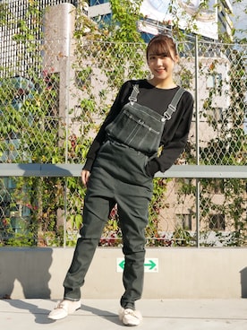 「アイテム（サロペット/オーバーオール）」を使った、＊BEATJIVE公式＊さん（メンズ・180cm）の秋コーディネート