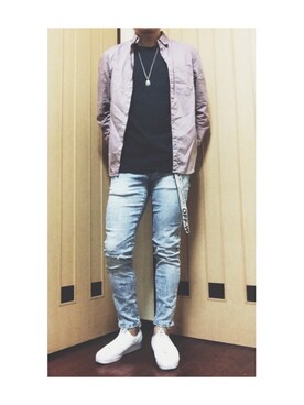 Outfit ideas for men - How to wear 【adidas】 superstar slip on◇ - WEAR