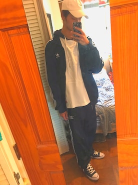 「アイテム（ブルゾン）」を使った、imamu37さん（メンズ・180cm・10代）の秋コーディネート