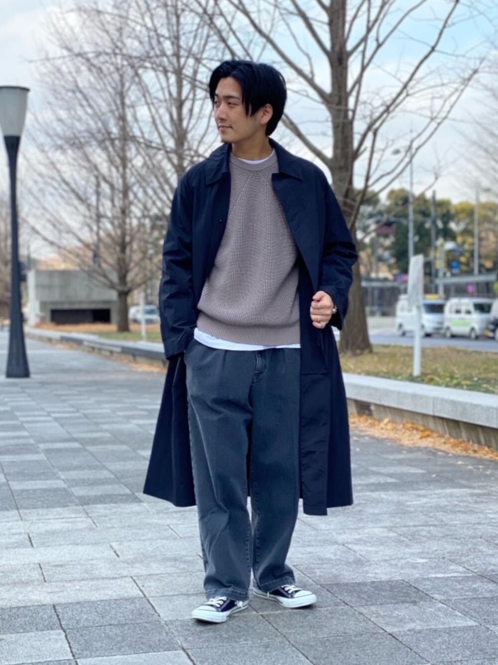 Steven Alan＞ NYLON TSR COAT-BOLD/コートを使ったメンズ人気