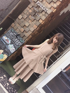 「リエディ(Re:EDIT)」｜「アイテム（その他）」を使った、cananaさん（レディース・160cm）の夏コーディネート