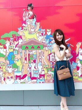 「ジーユー」｜cananaさん（レディース・160cm）の夏コーディネート