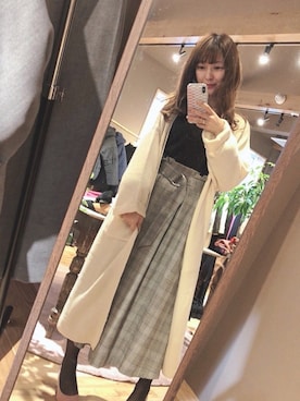 「KOBE LETTUCE」｜「アイテム（その他）」を使った、cananaさん（レディース・160cm）の秋コーディネート