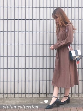 「vivianコーデ」｜cananaさん（レディース・160cm）の春コーディネート