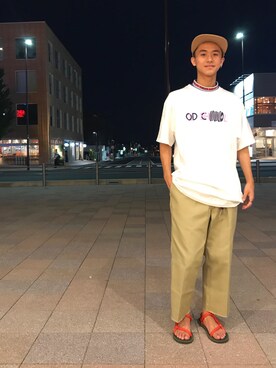 「VIA SPARE（ヴィアスペア）のアイテム」を使った、吉田 健人さん（メンズ・170cm）の夏コーディネート