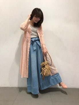 「DEICY（デイシー）のアイテム（バッグ）」を使った、DEICYさん（レディース・159cm）の冬コーディネート