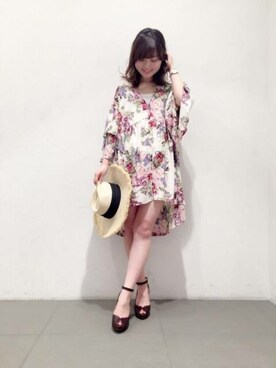 「DEICY（デイシー）のアイテム（帽子）」を使った、DEICYさん（レディース・159cm）の冬コーディネート