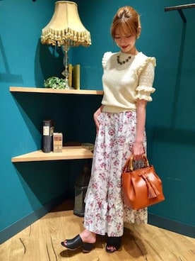 「DEICY（デイシー）のアイテム（パンツ）」を使った、DEICYさん（レディース・159cm）の春コーディネート