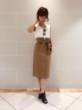 「DEICY（デイシー）のアイテム」を使った、DEICYさん（レディース・159cm）の春コーディネート